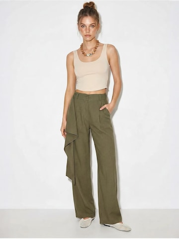 Loosefit Pantalon Bianco Lucci en vert