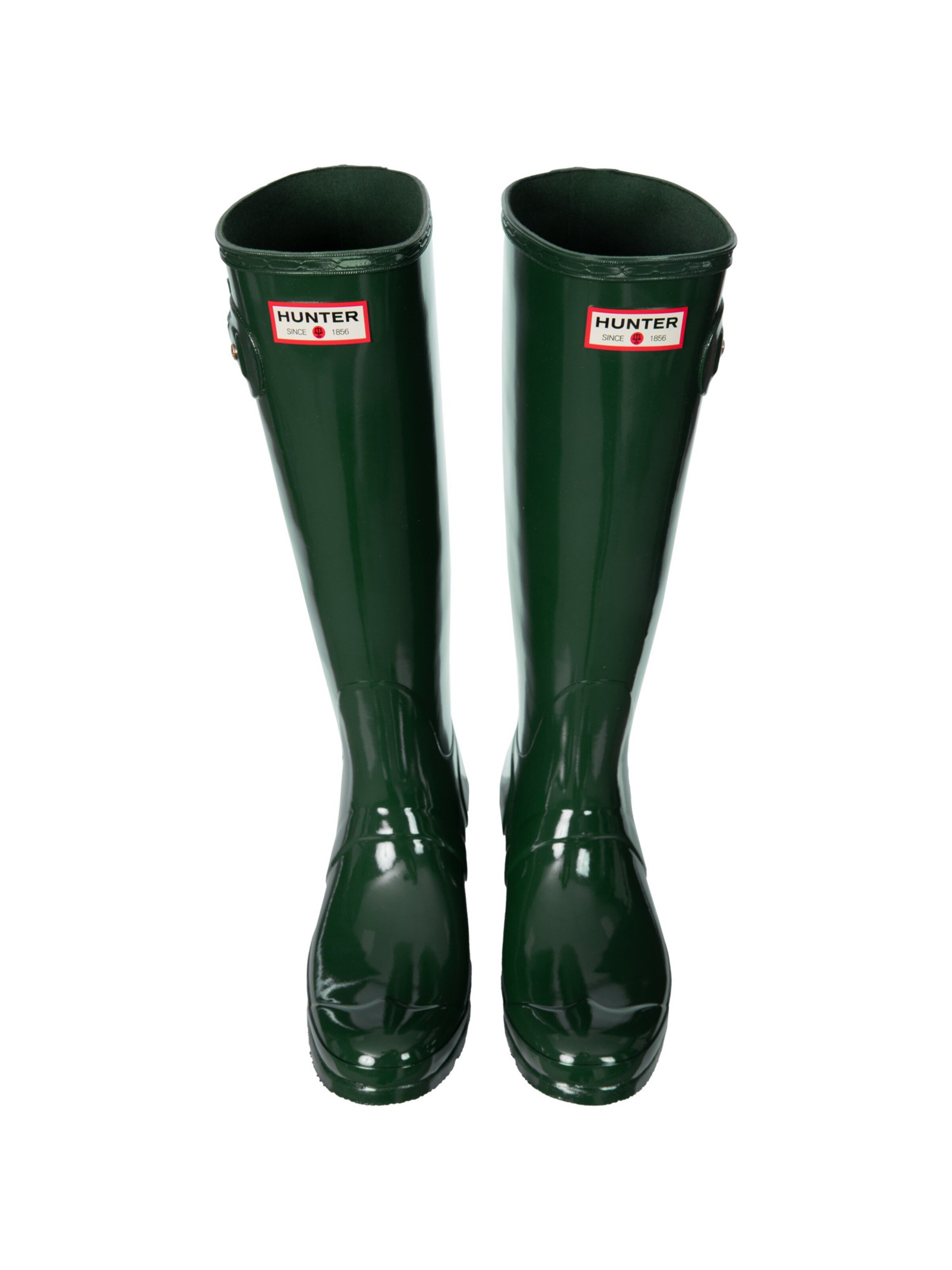 HUNTER - Botas de borracha em verde: frente