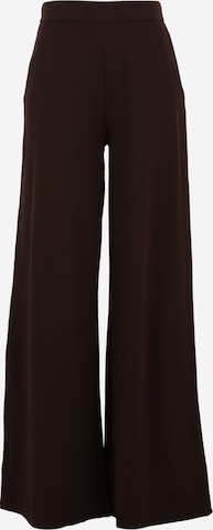 JDY Tall Wide Leg Housut 'JDYTANJA' värissä ruskea: etupuoli