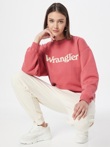 WRANGLER Sweatshirt in Roze