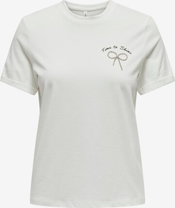 T-shirt 'NEO' ONLY en blanc : devant