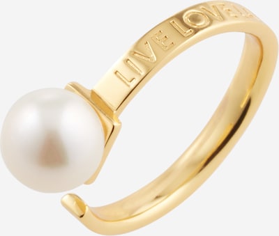 Design Letters Sormus värissä kulta / helmenvalkoinen, Tuotenäkymä