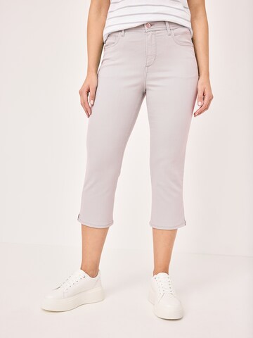 PADDOCKS Slimfit Hose in Grau: Vorderseite