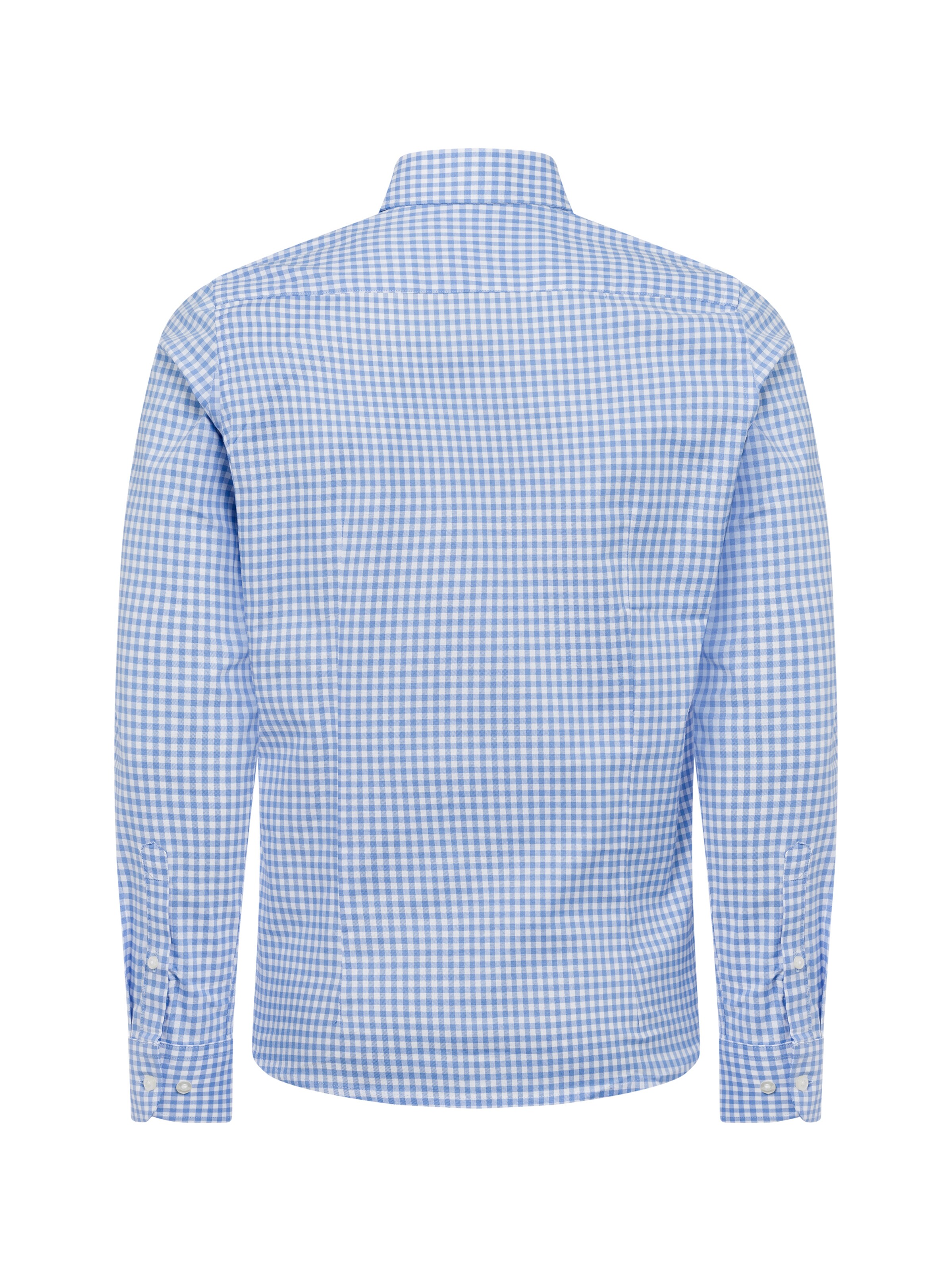 Nils Sundström Slim Fit Hemd in Blau