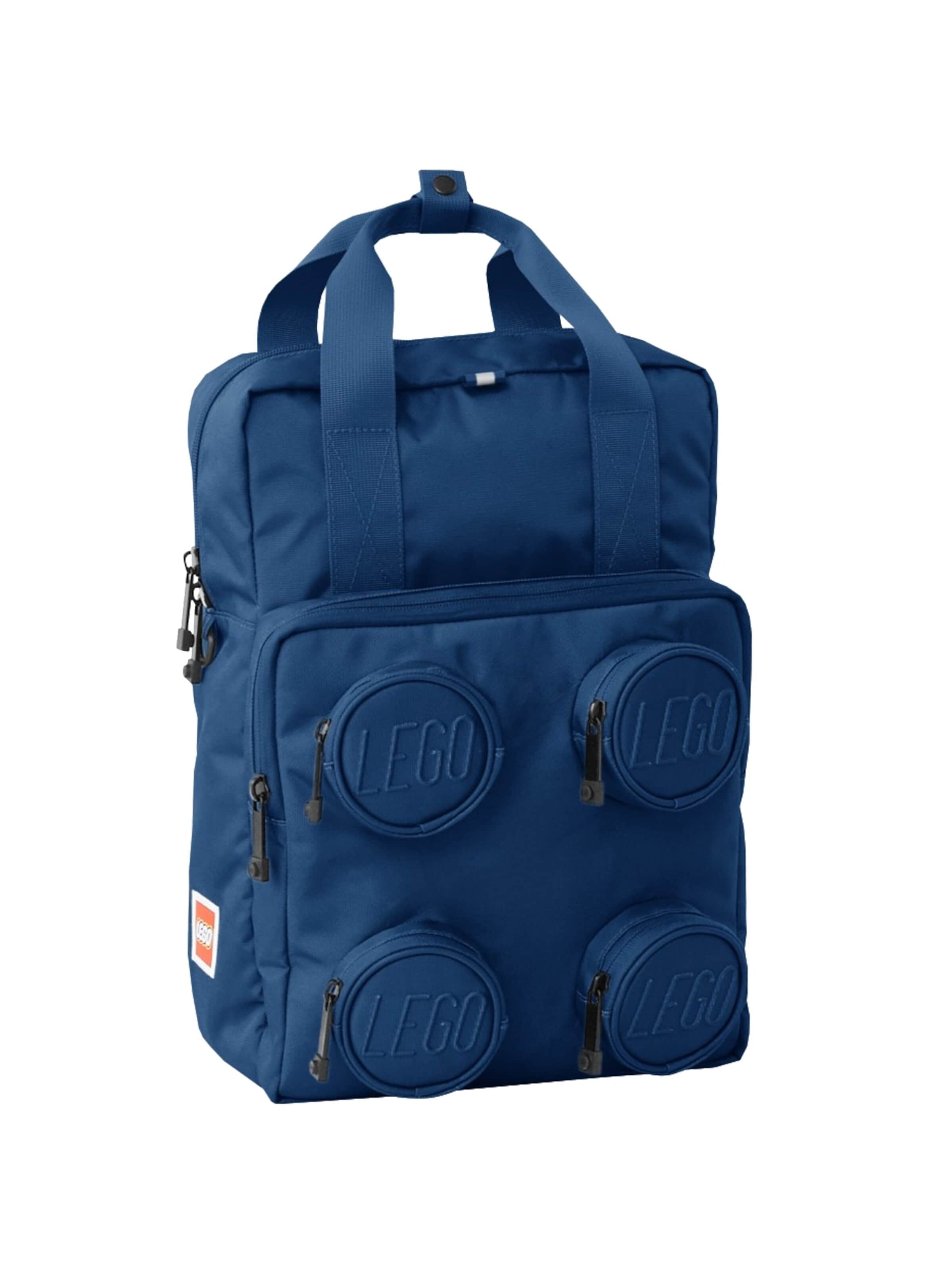 LEGO Backpack 'Brick' in Blue: front