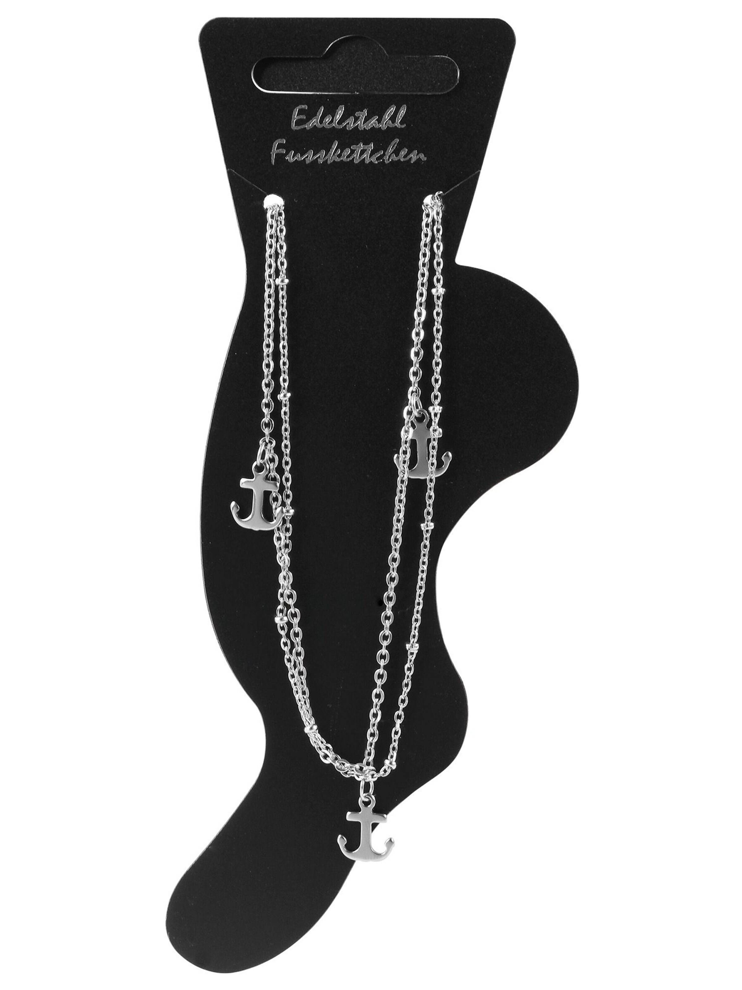Akzent Fußschmuck 'Marinasa, langlebig'‌‌‌‌‌‌‌ in Silber