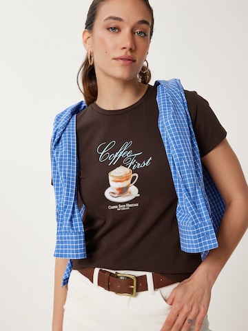 Happiness İstanbul Majica | rjava barva