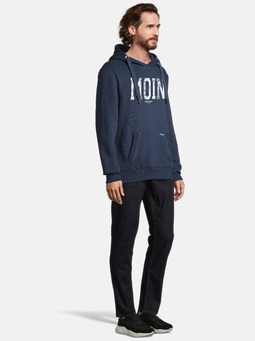 salzhaut Sweatshirt 'HEFF - MOIN' in Blauw