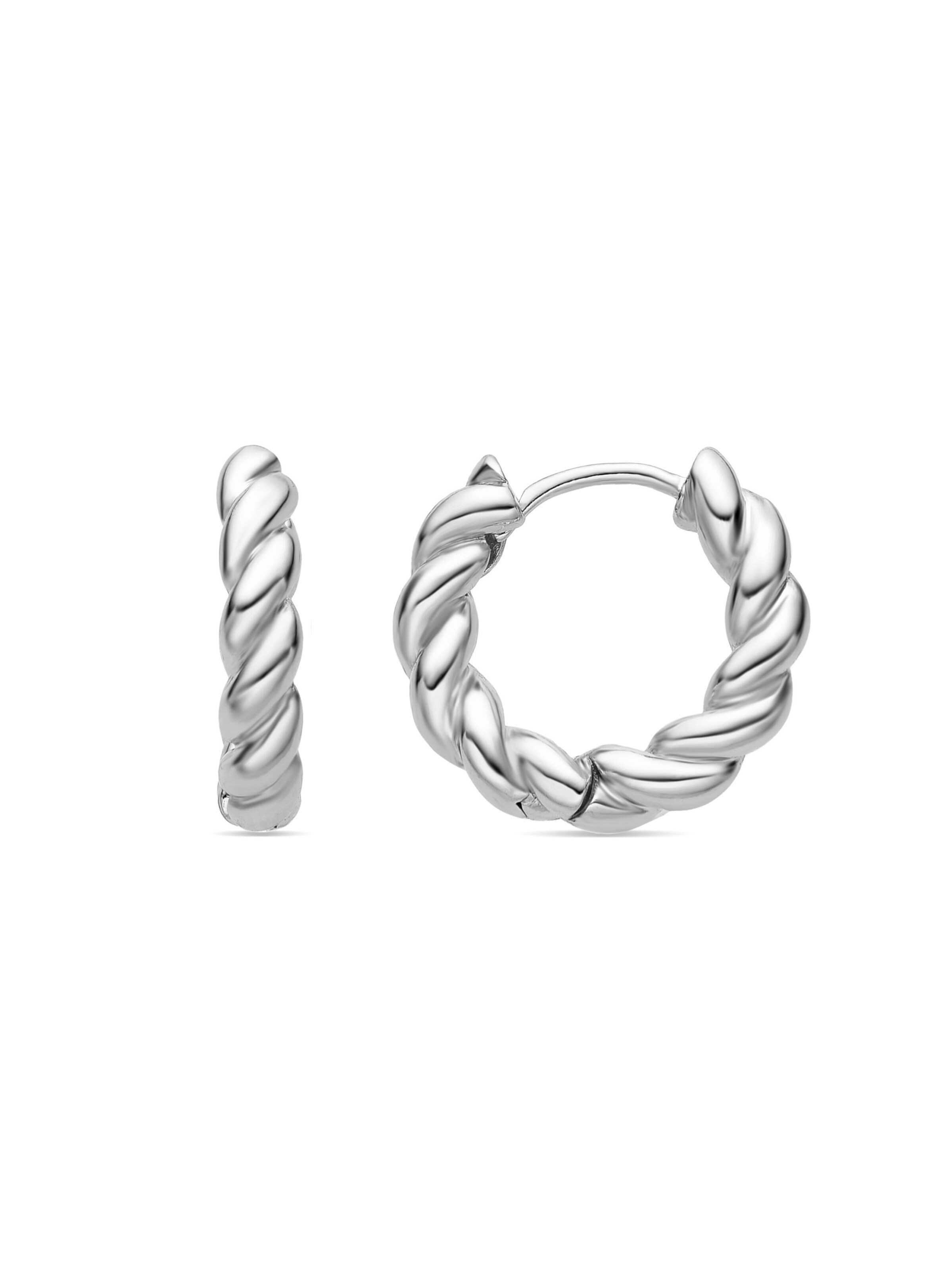 Luxenter - Pendientes 'Tansit' en plata: frente