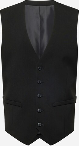 BURTON MENSWEAR LONDON Suit Vest in Black: front