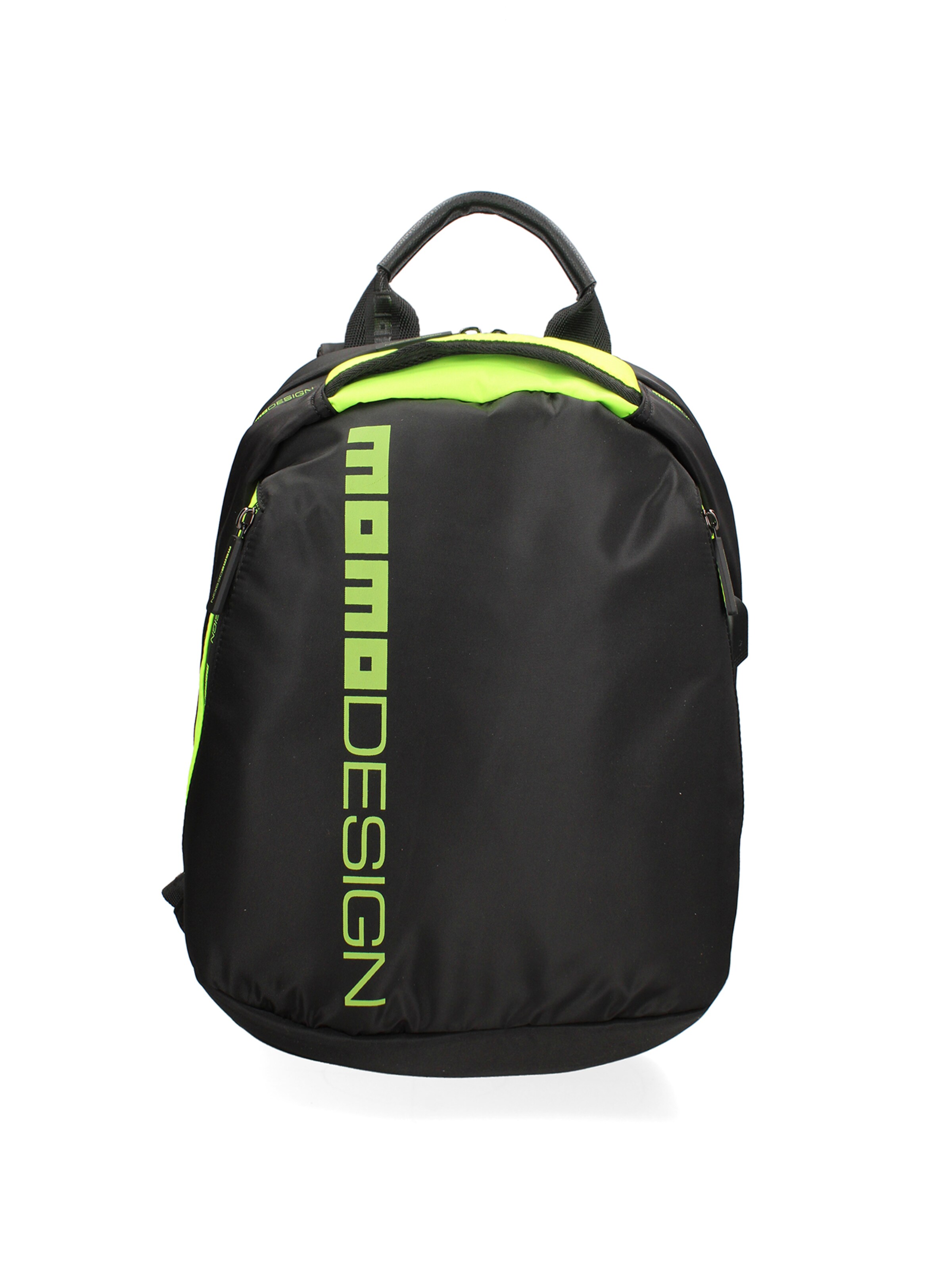 Zaino 'Zaino Momo Design Chiusura Zip Tasche Manico Nylon 29x36x16 cm' di Momo Design in nero: frontale