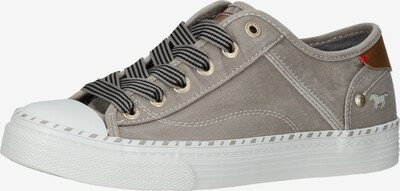 MUSTANG Sneakers laag in de kleur Bruin / Grijs / Wit, Productweergave