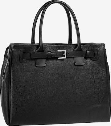 Cluty Handbag in Black: front