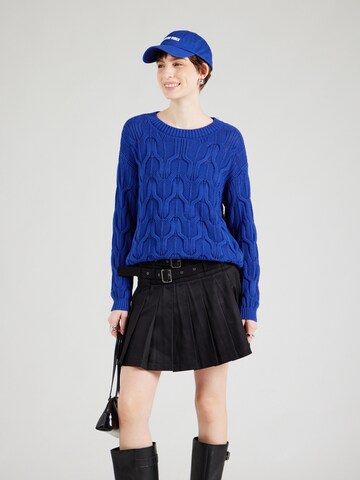 Pull-over MORE & MORE en bleu : devant