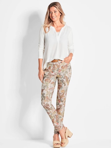 Coupe slim Pantalon Goldner en beige
