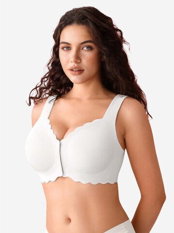 SHARICCA Bralette Bra 'Wire-Free' in White