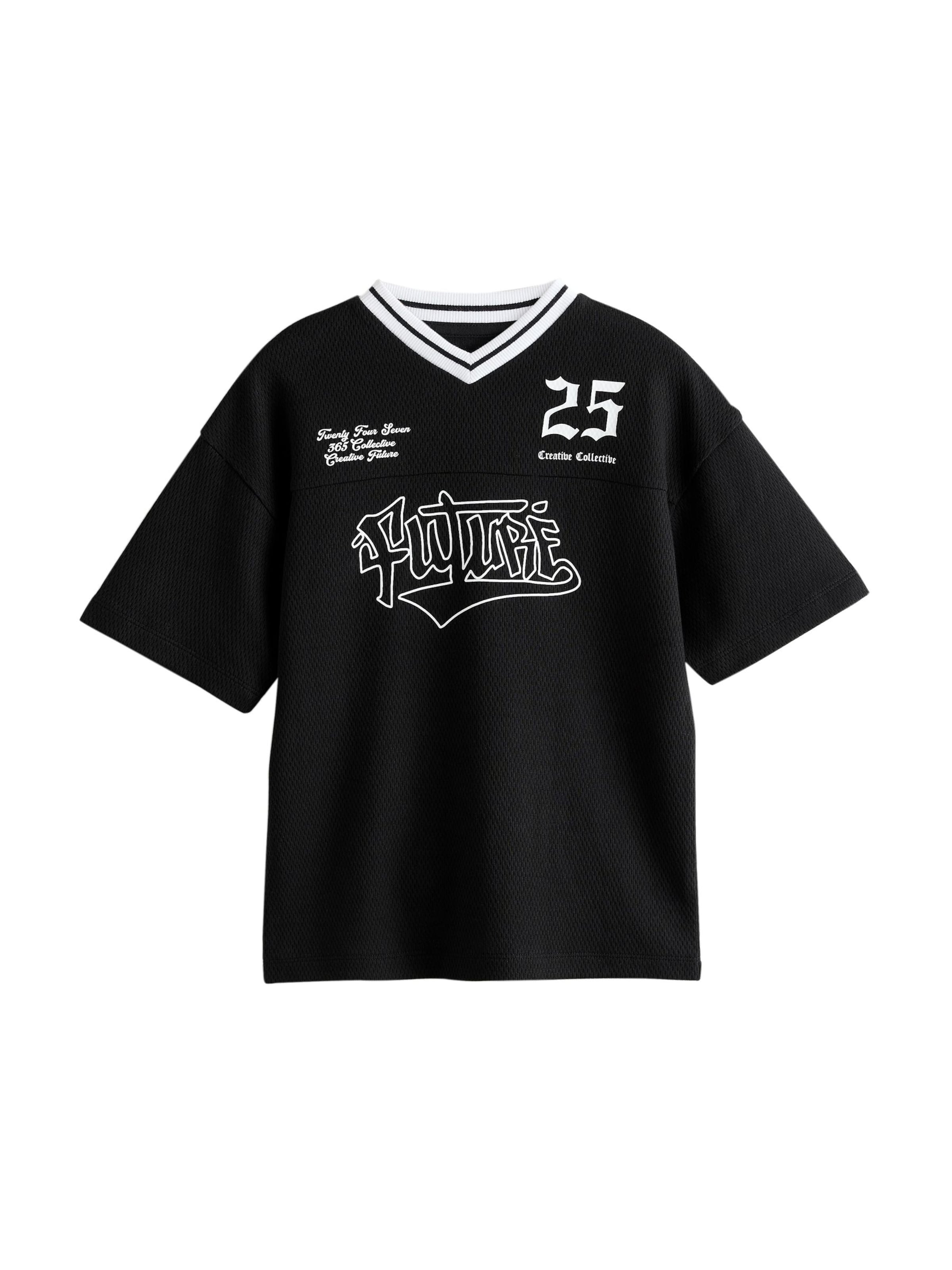 Next Koszulka w kolorze czarny: przód