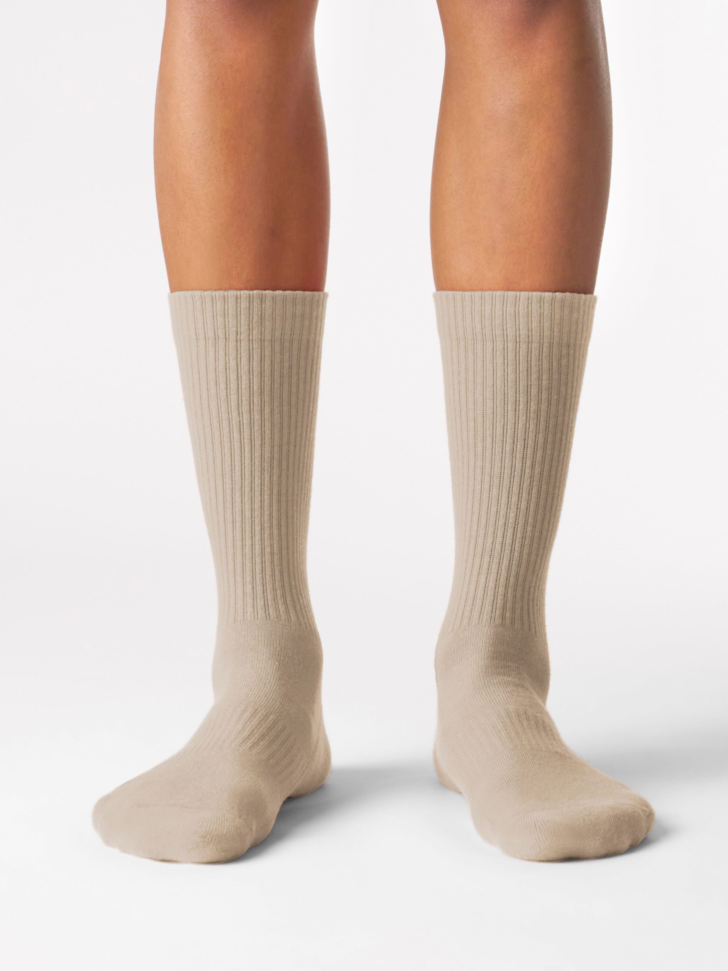 Von Jungfeld Socks 'CASUAL CLASSIC' in Beige: front