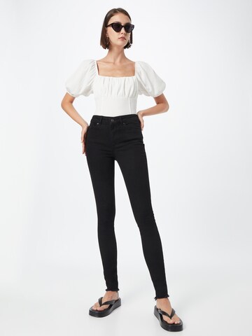 PIECES Skinny Jeans 'Delly' in Zwart