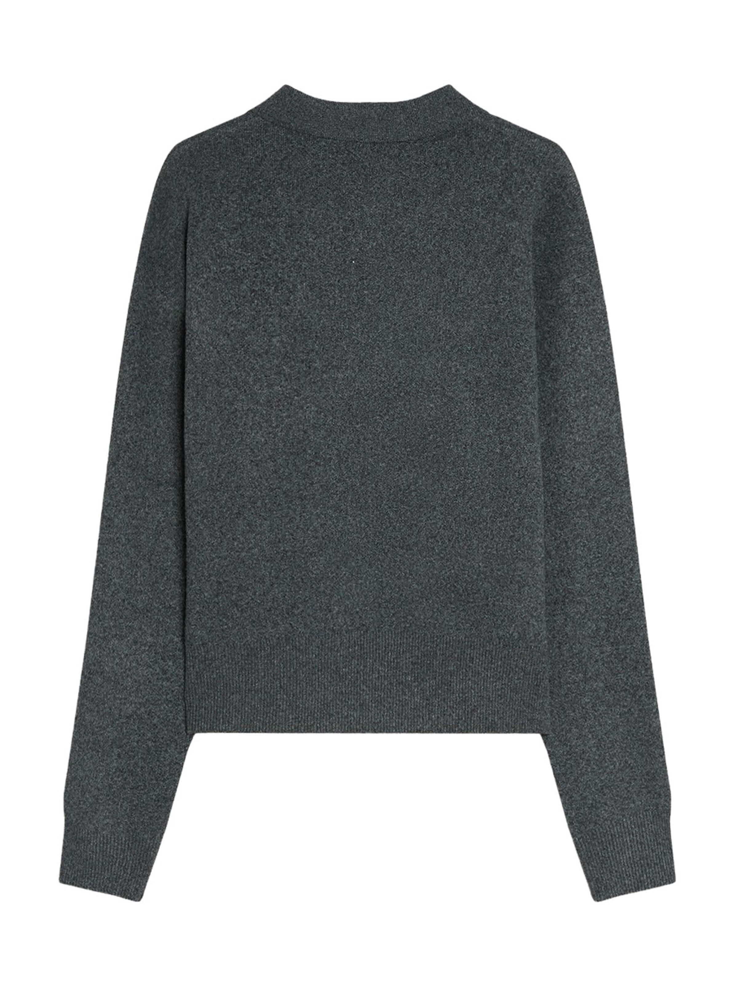Bershka Sweater in Grey: back