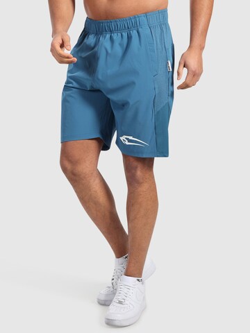 Regular Pantalon de sport ' Powerfit Triple ' Smilodox en bleu