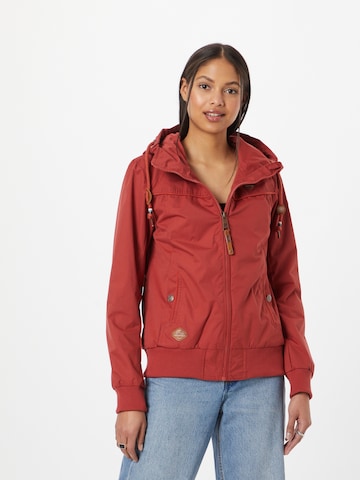 Ragwear Between-Season Jacket 'JOTTY' in Red: front