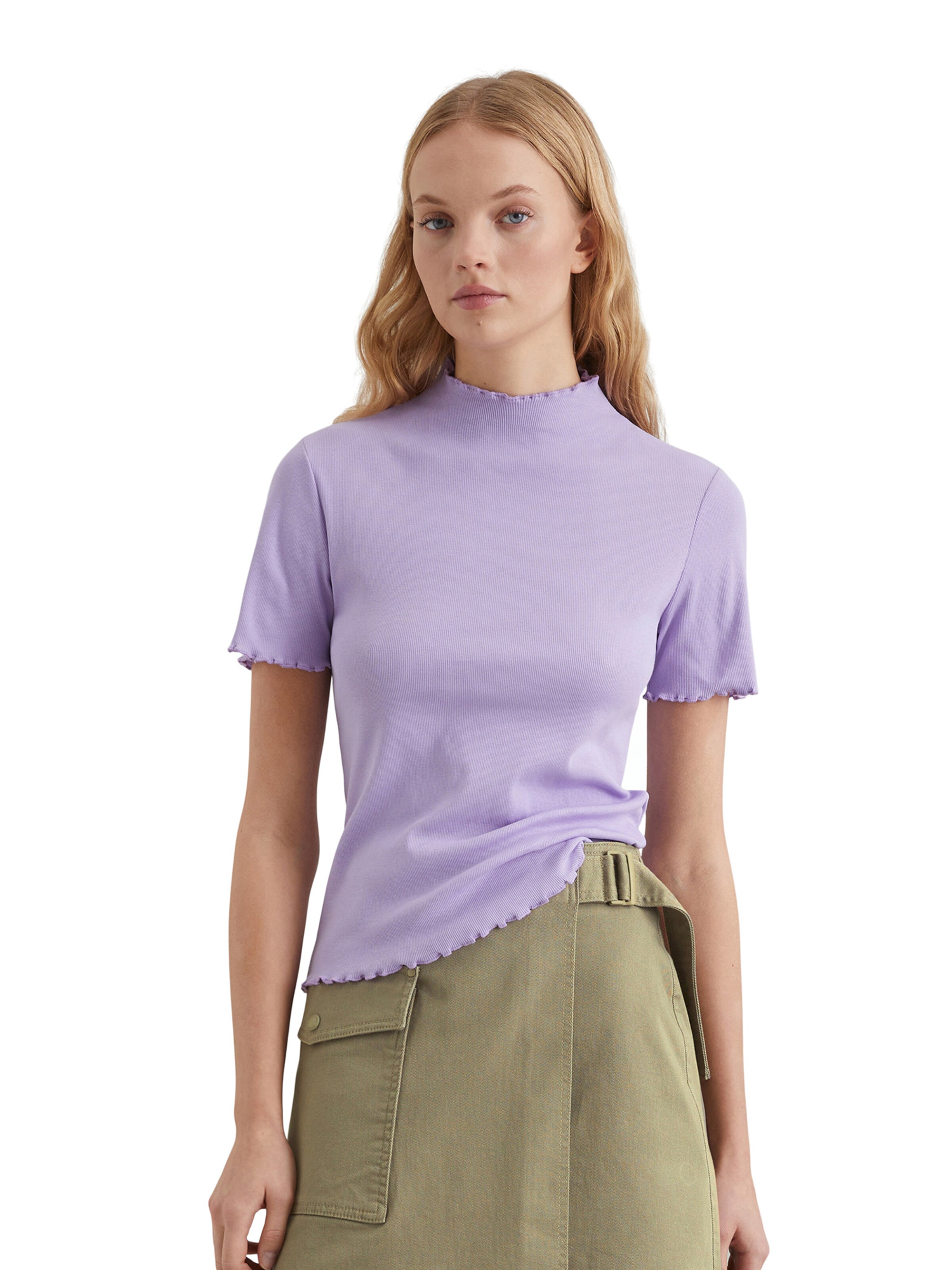 Marc O'Polo DENIM Koszulka w kolorze fioletowy: przód