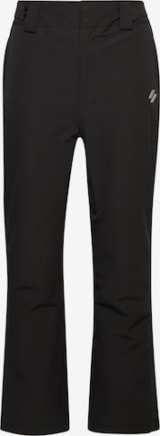 Superdry Outdoorové kalhoty – černá: přední strana