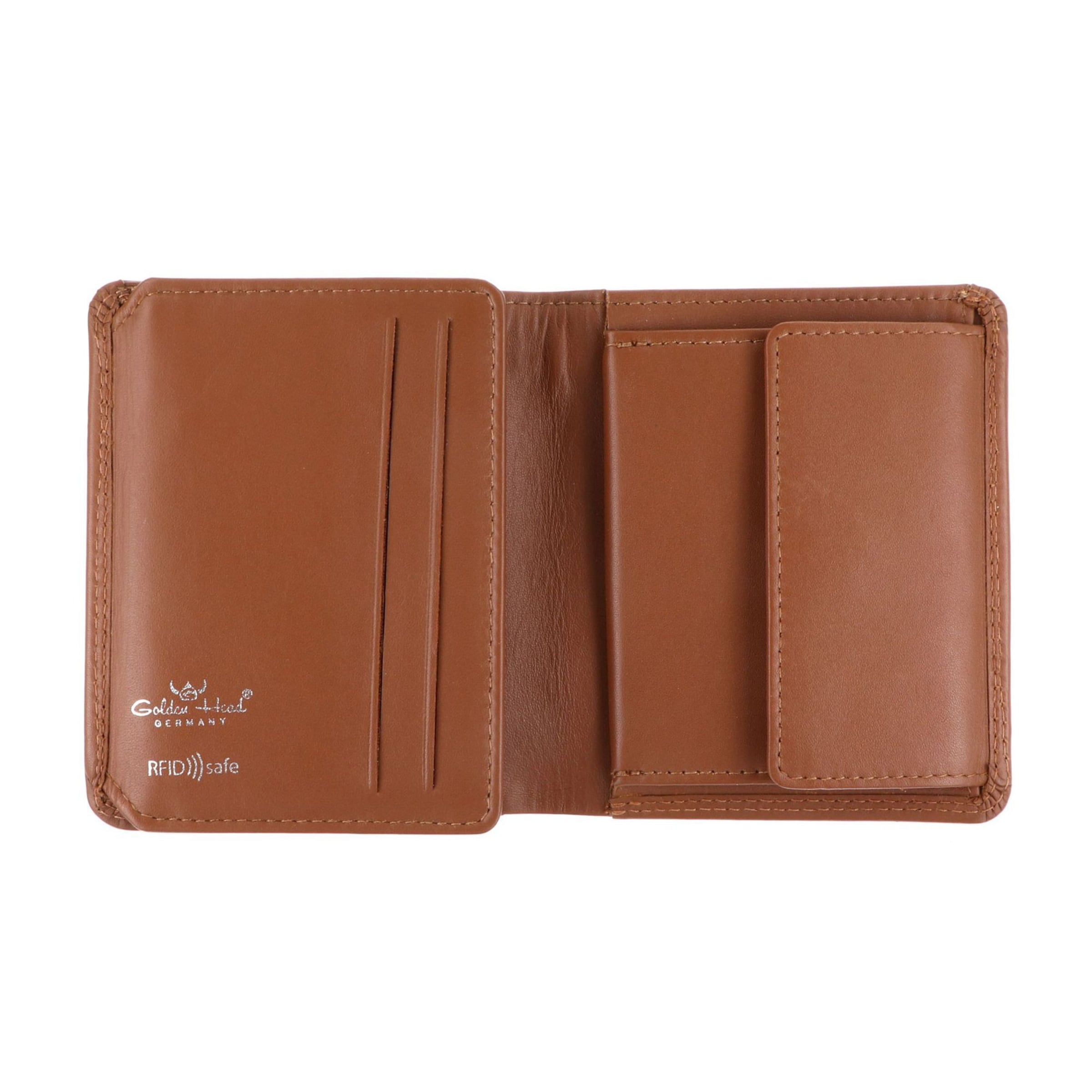Porte-monnaies 'Polo' GOLDEN HEAD en marron