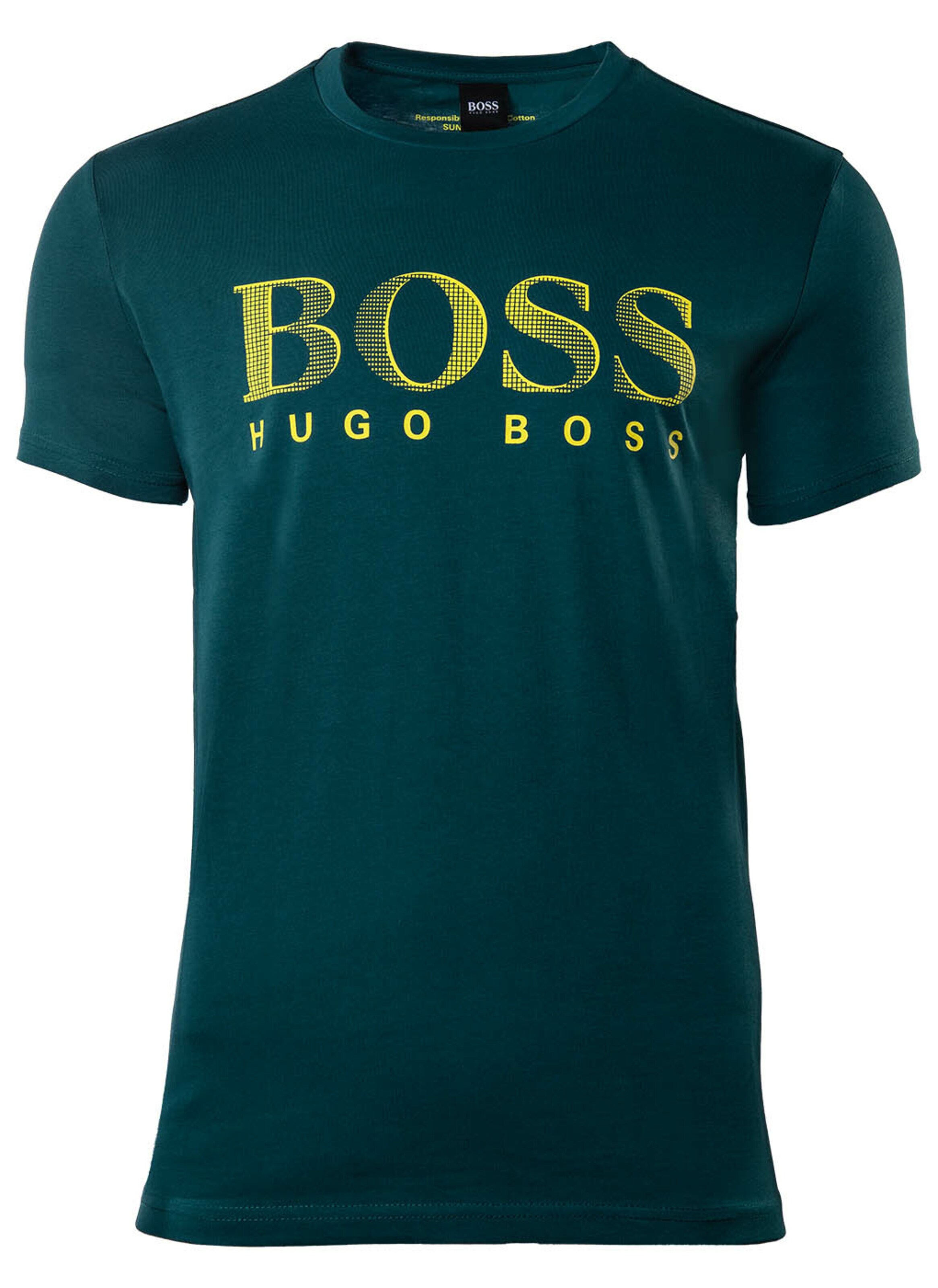 Homme T-Shirt BOSS Casual en Vert 