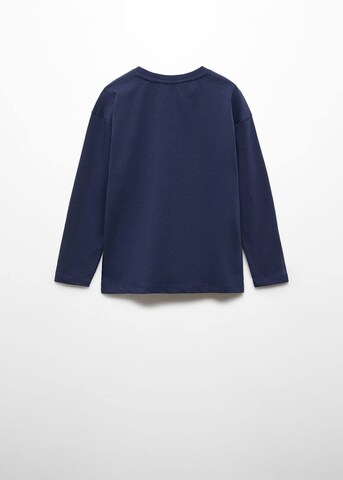 MANGO KIDS Shirt 'Heroes' in Blauw