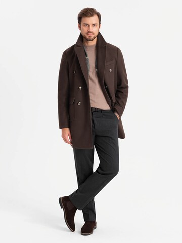 Ombre Winter Coat in Brown