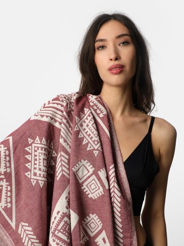 MARSIKOH Strandtuch 'Kilim' in Rot
