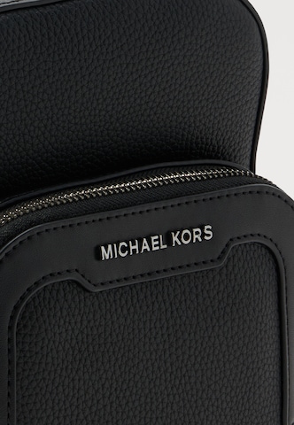 juoda Michael Kors Rankinė su ilgu dirželiu 'MD DBL ZIP SLNGPK'