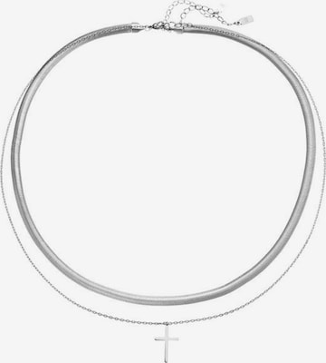 Hey Happiness Sieraden set 'Iconic Cross' in Zilver: voorkant