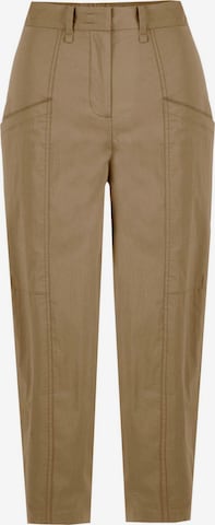 Effilé Pantalon BOMBOOGIE en beige : devant