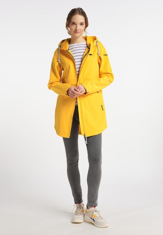 Manteau fonctionnel Schmuddelwedda en jaune