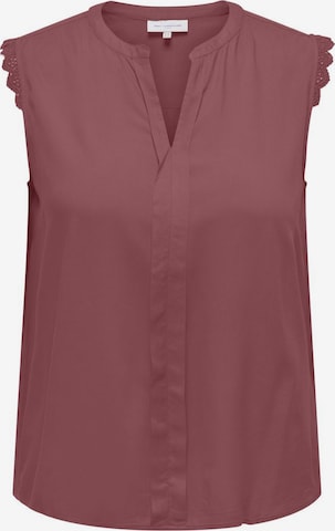 ONLY Carmakoma Blouse 'Mumi' in Brown: front