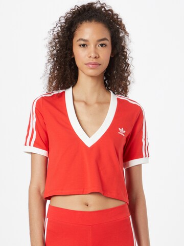 ADIDAS ORIGINALS Shirt in Rood: voorkant