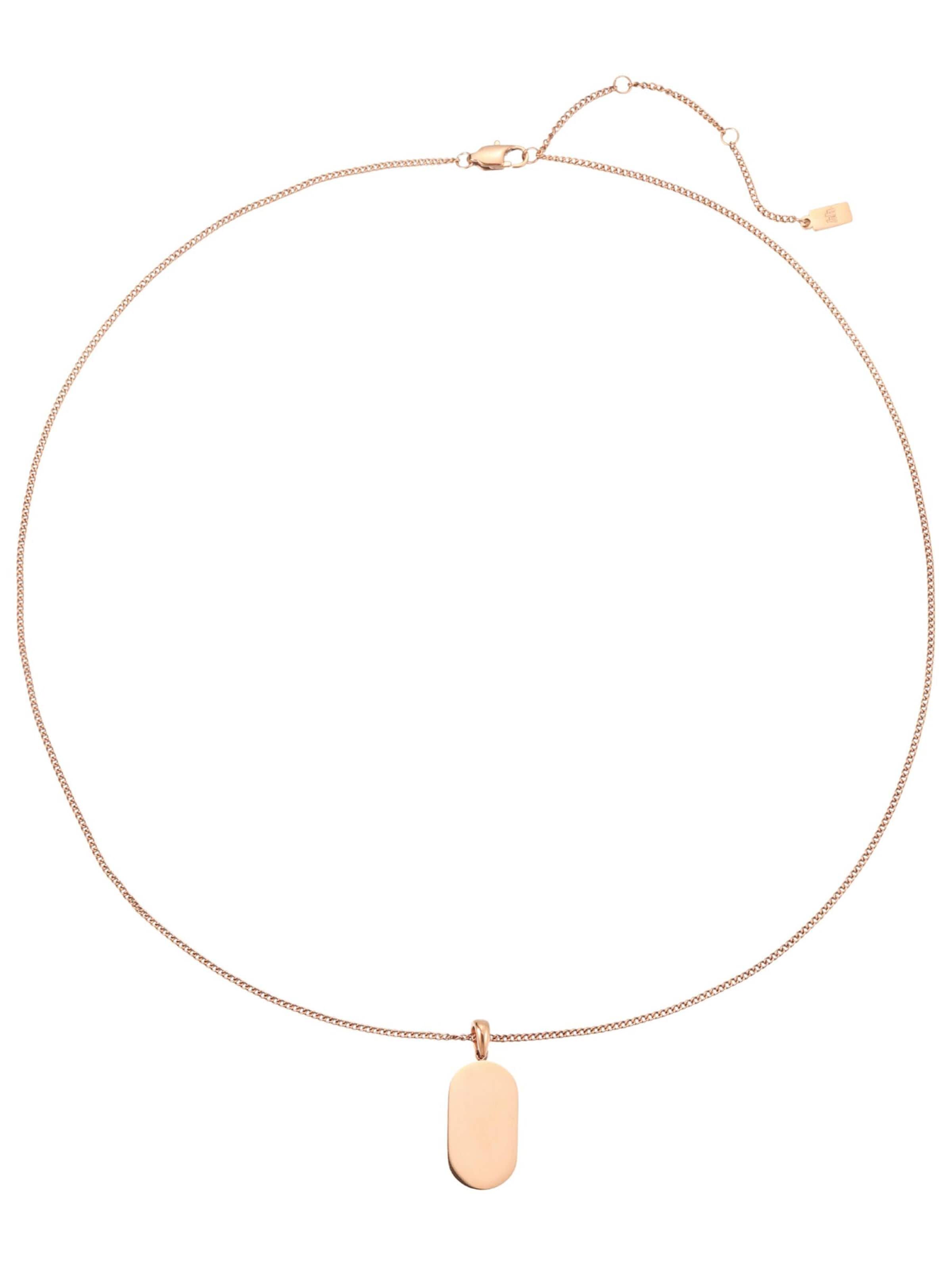Hey Happiness Ketting 'Minimalist Tag' in Goud