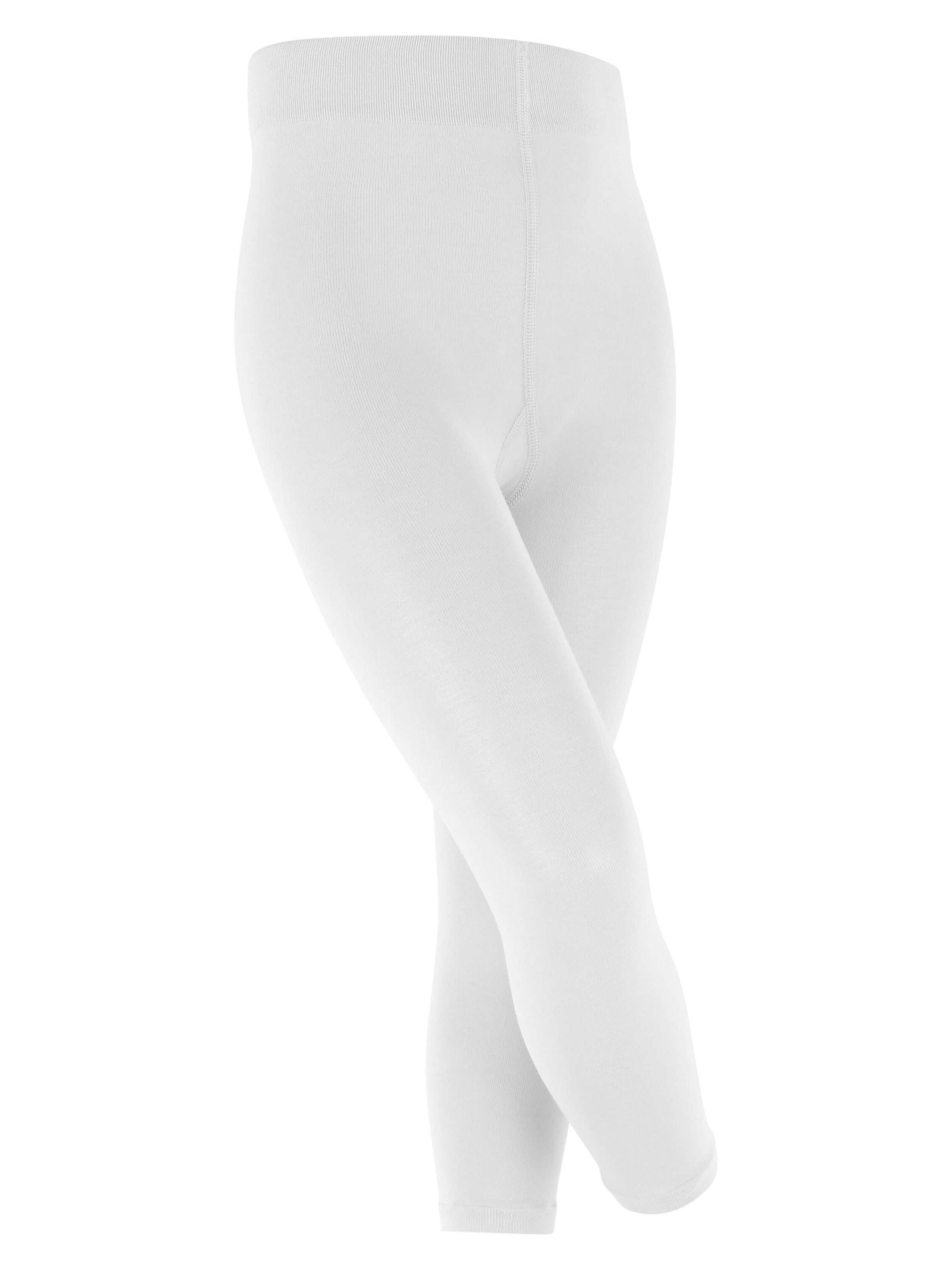 FALKE Skinny Leggings 'Cotton Touch' in White: front