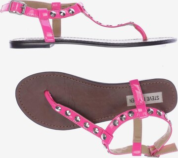 STEVE MADDEN Sandalen 38,5 in Pink: predná strana