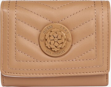 GUESS Portemonnaie 'Lida' in Beige: front