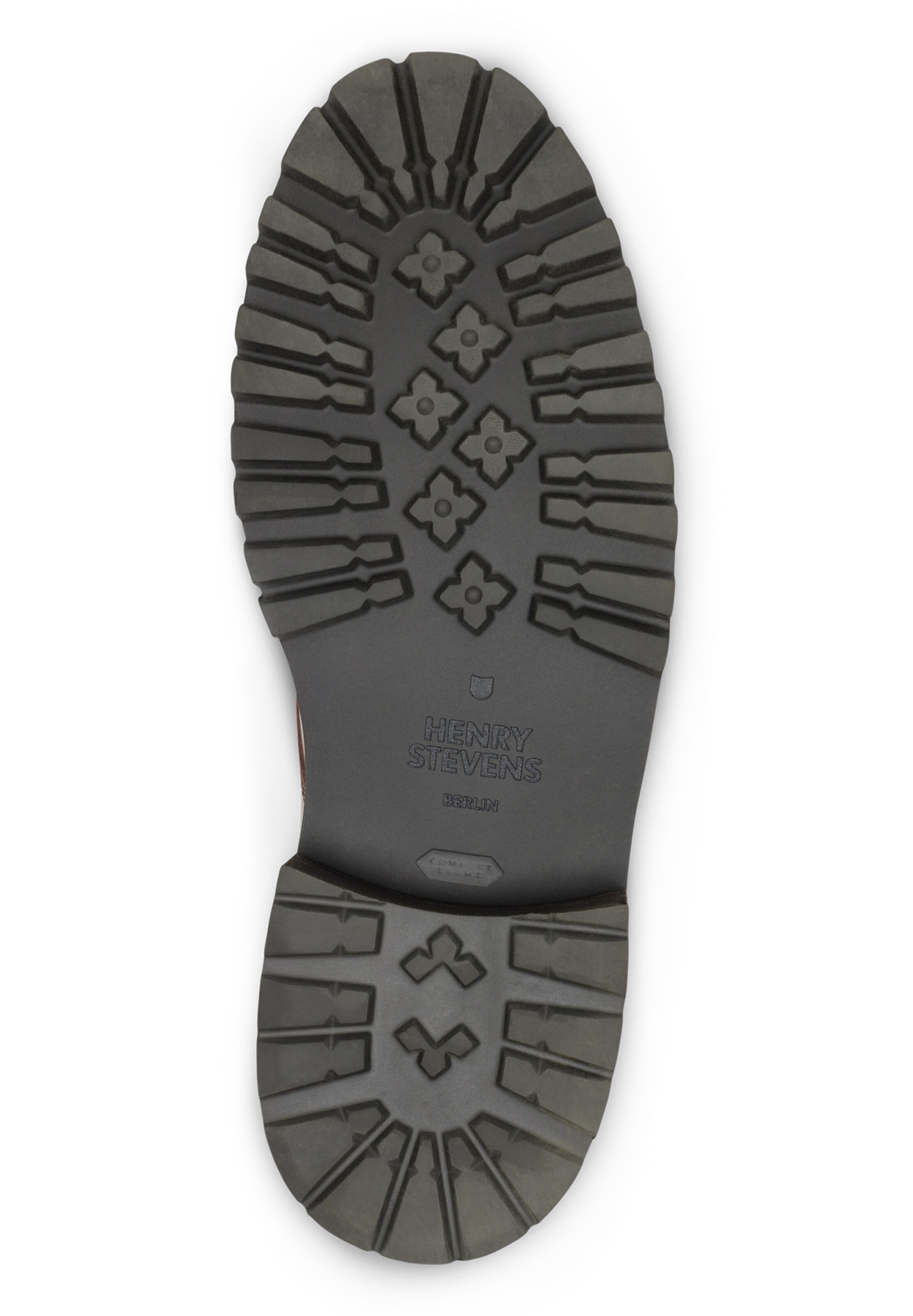 Henry Stevens Schnürboots 'Harry NB5' in Braun