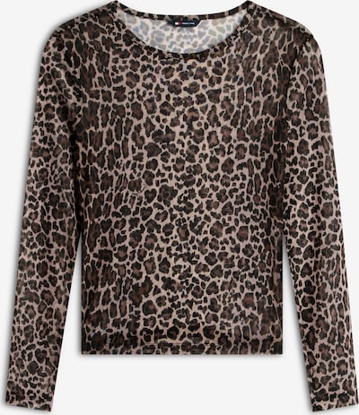 Tommy Jeans Paita värissä ruskea / vaaleanruskea / musta, Tuotenäkymä