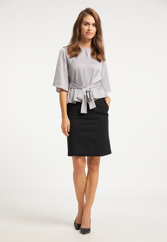 usha BLACK LABEL Blouse in Grey