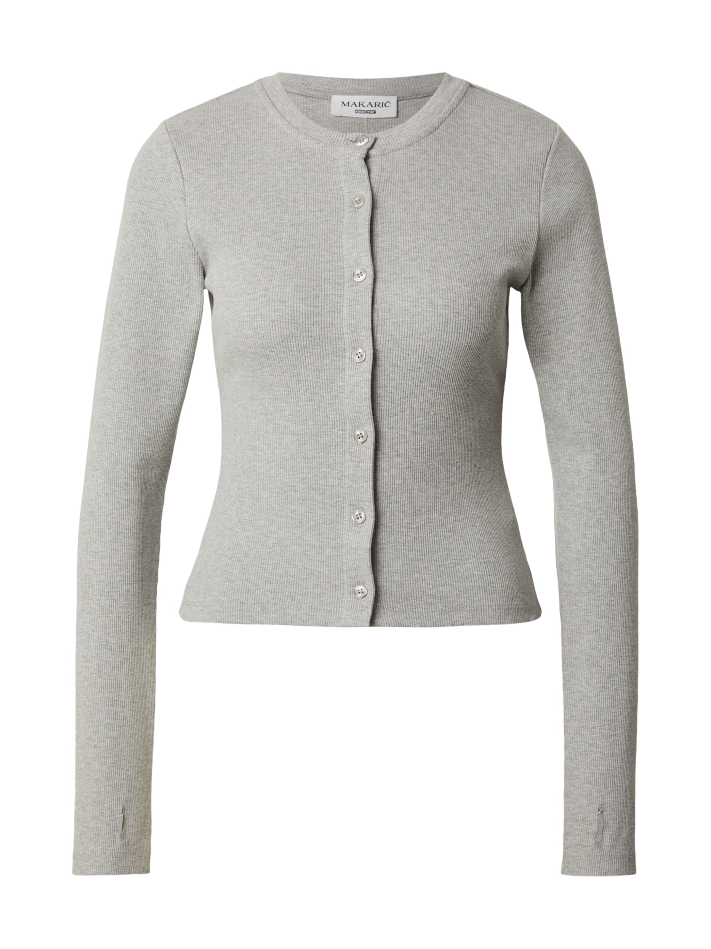 MAKARIĆ Strickjacke in XS in grau, Produktansicht