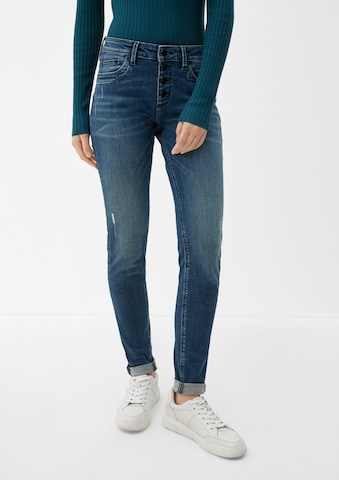 QS Skinny Jeans 'Sadie' in Blauw