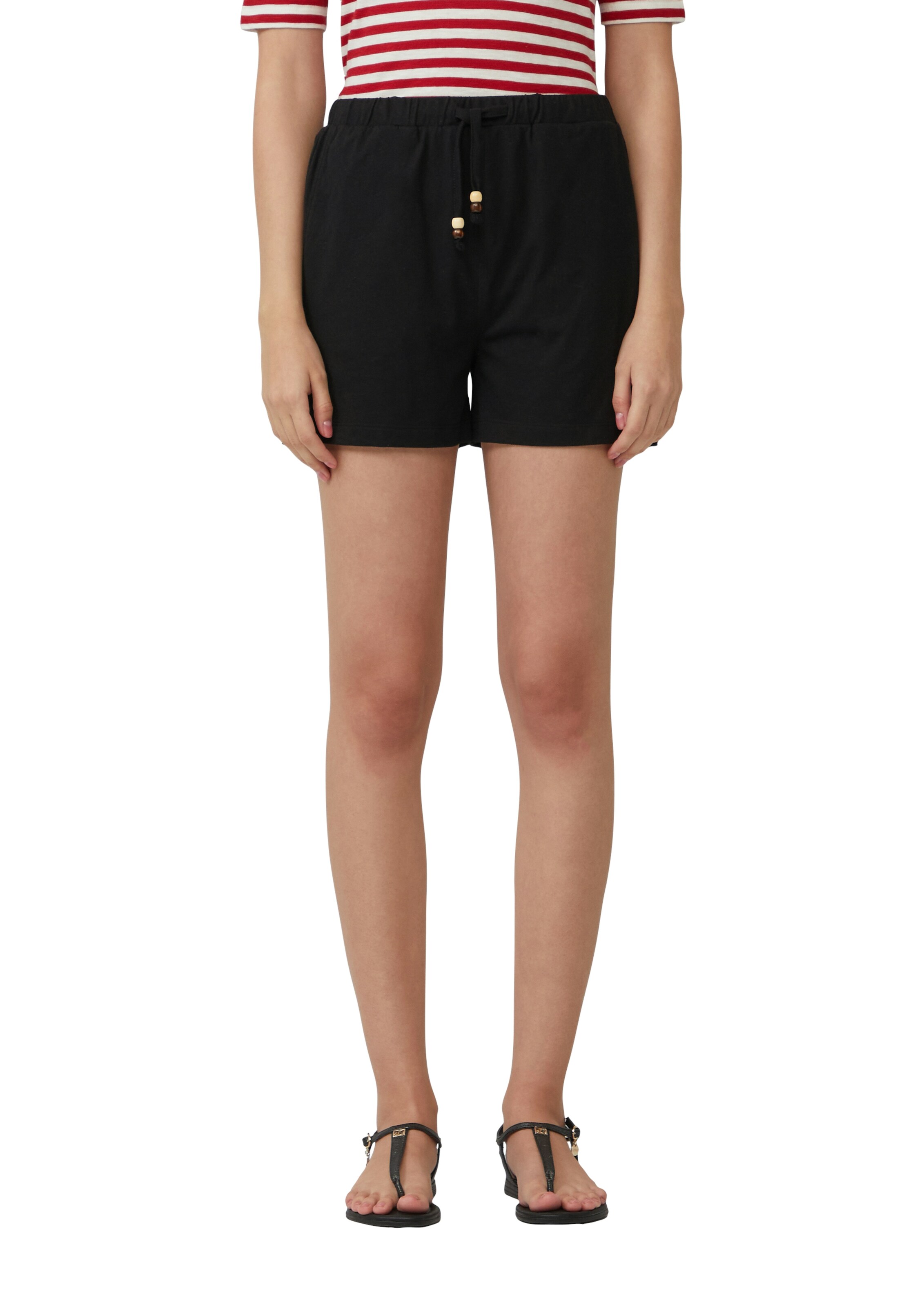 s.Oliver Regular Pants in Black: front