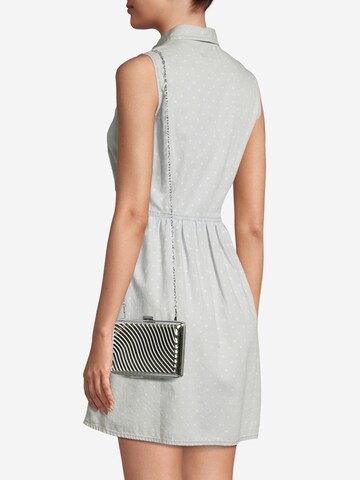 GLAMOROUS Clutch in Silber